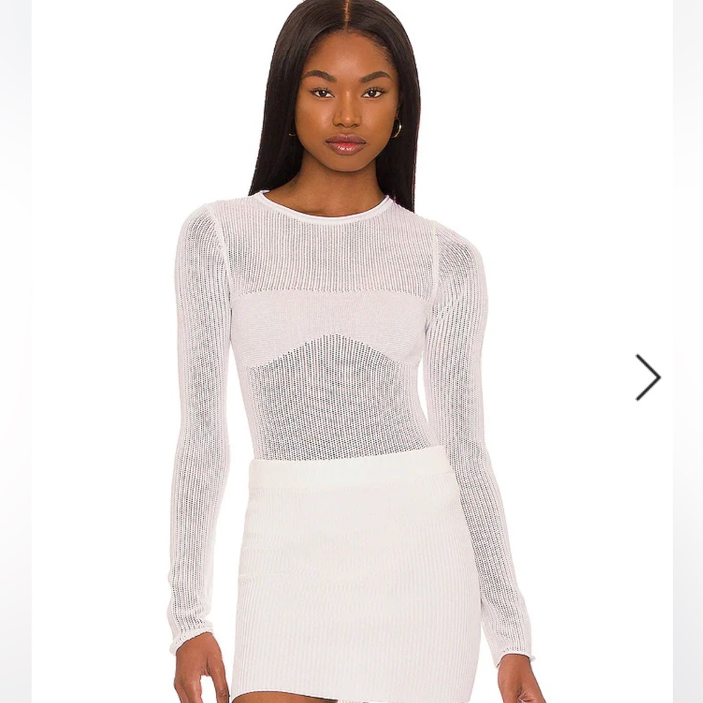 🆕 h:ours Aya Glow in the Dark Mesh Top